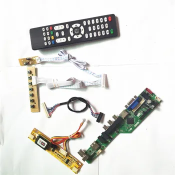 

For QD15XL11 QD15XL15 T.V53 controller board 2CCFL 30Pin LVDS Remote+Inverter+keyboard LCD display panel VGA HDMI AV USB DIY kit