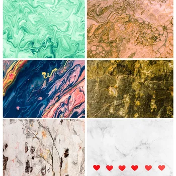 

SHENGYONGBAO Vinyl Custom Photography Backdrops Props Colorful Marble Pattern Texture Photo Studio Background 20905DLZ-04