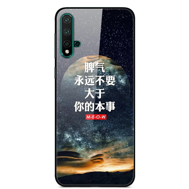 12 Для huawei Nova 5 Pro Чехол из закаленного стекла «Планета космос», чехол из стекла для huawei Nova 5 Coque Shell Nova5 Pro, чехлы - Цвет: 12