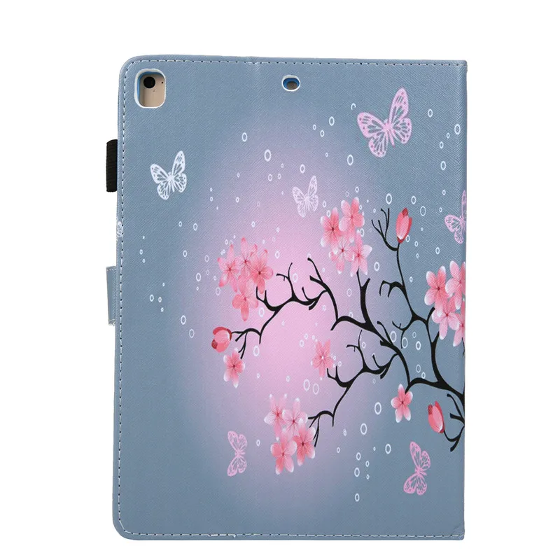Cover for iPad 9.7 Case Tiger,Flower,Butterfly, Panda Smart Wallet Tablet Case Funda for iPad Pro 9.7 Air Air 2 Case