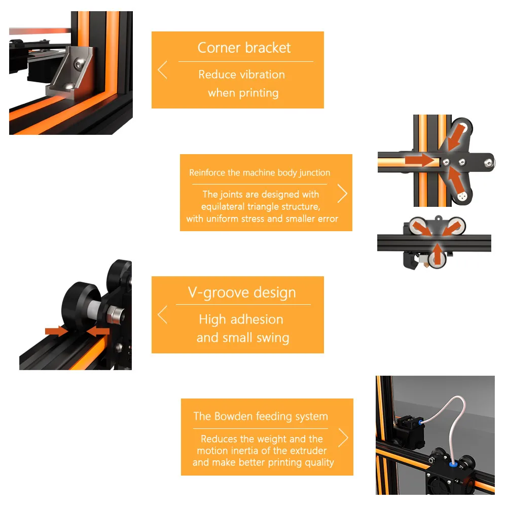 Anet E16 Высокоточный DIY 3d принтер самостоятельная сборка 300*300*400 мм большой размер для печати рама из алюминиевого сплава автоматическая подача нити
