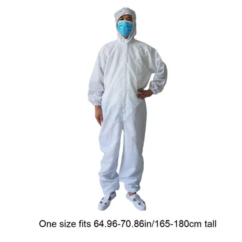 

White Coverall Hazmat Suit Protection Protective Disposable Clothing Disposable Factory Safety Clothing isolation clothing