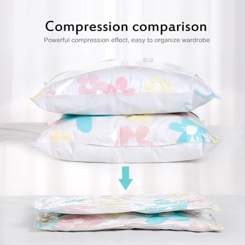

flower Vacuum Compression Packaging Bag Storage Bag 130 * 100cm overcoat compression storage bag
