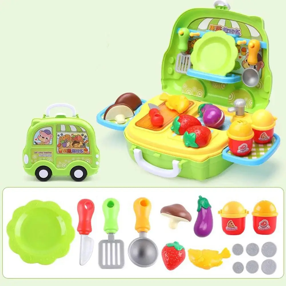 LeadingStar детская кухонная утварь набор стол ролевые игры чемоданы игрушки набор