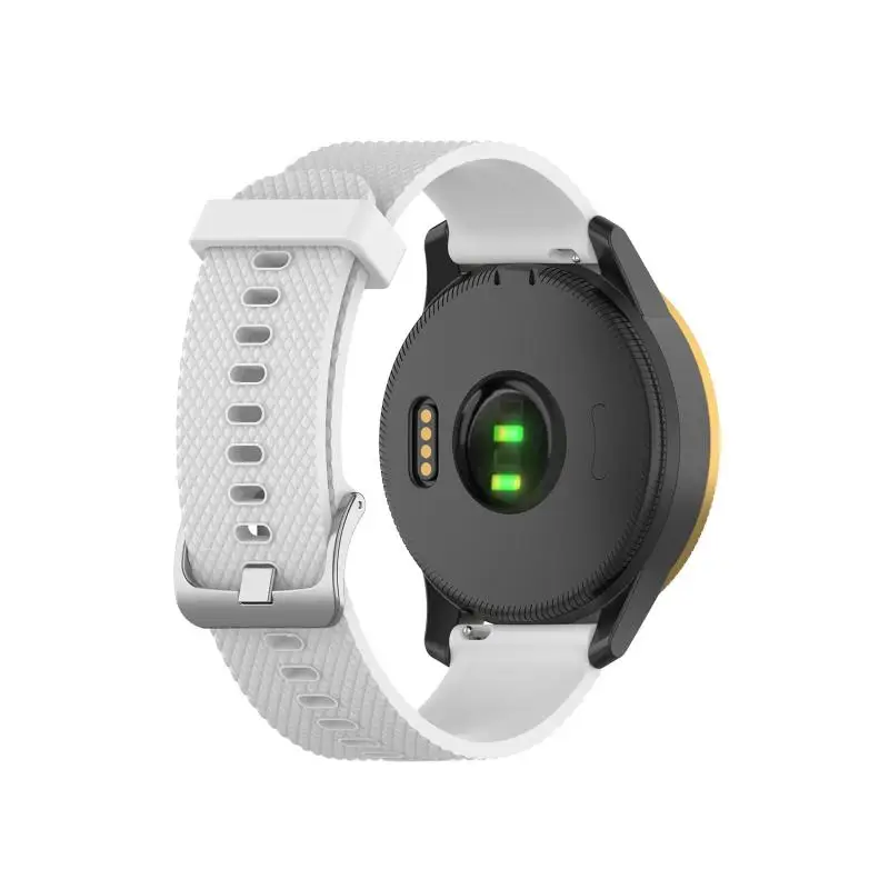 20 мм силиконовый ремешок для часов Ремешок для Garmin Venu Смарт-часы ремешок браслет умные Сменные аксессуары текстурный браслет
