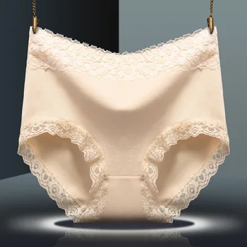 

Underpants Panties Women Briefs 3pcs/lots High Waist Plus Size Underwear Cotton Panty Seamless ladies Sexy Lace wholesale 30