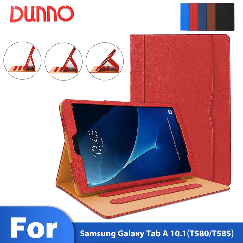 Премиум кожаный чехол для планшета Подставка 2016 Samsung Galaxy Tab A 10 1 T580/T585 оболочка