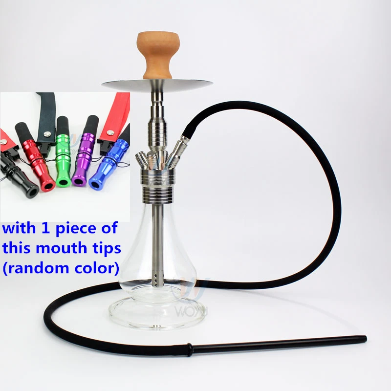 A with mouth tips Woyu фруктовый табак кальян водопроводные трубы портативный слинг рот советы нержавеющая сталь junior кальян - Цвет: A with mouth tips