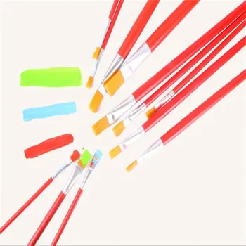 

12 pcs Oil Acrylic Brush Watercolor Pen Gouache Paint Brushes children DIY Stationery watercolor pen Professional Art Supplies