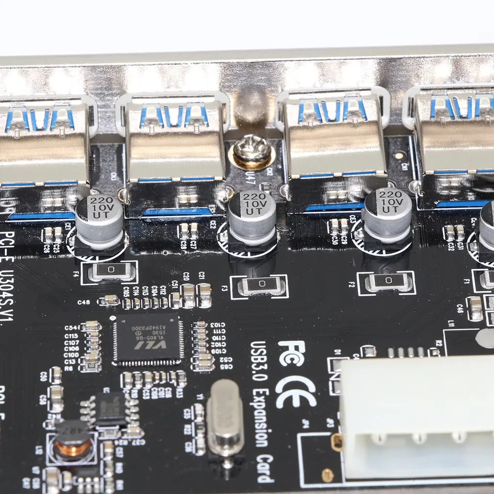 Настольный компьютер Usb3.0 карта расширения четыре порта Pci-E к Usb3.0 карта расширения адаптер Usb3.0Hub