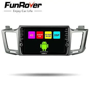 

Funrover DSP Android 9.0 Car DVD Radio Multimedia Video Player Navigation GPS for Toyota RAV4 2013-2016 2 din car dvd player RDS