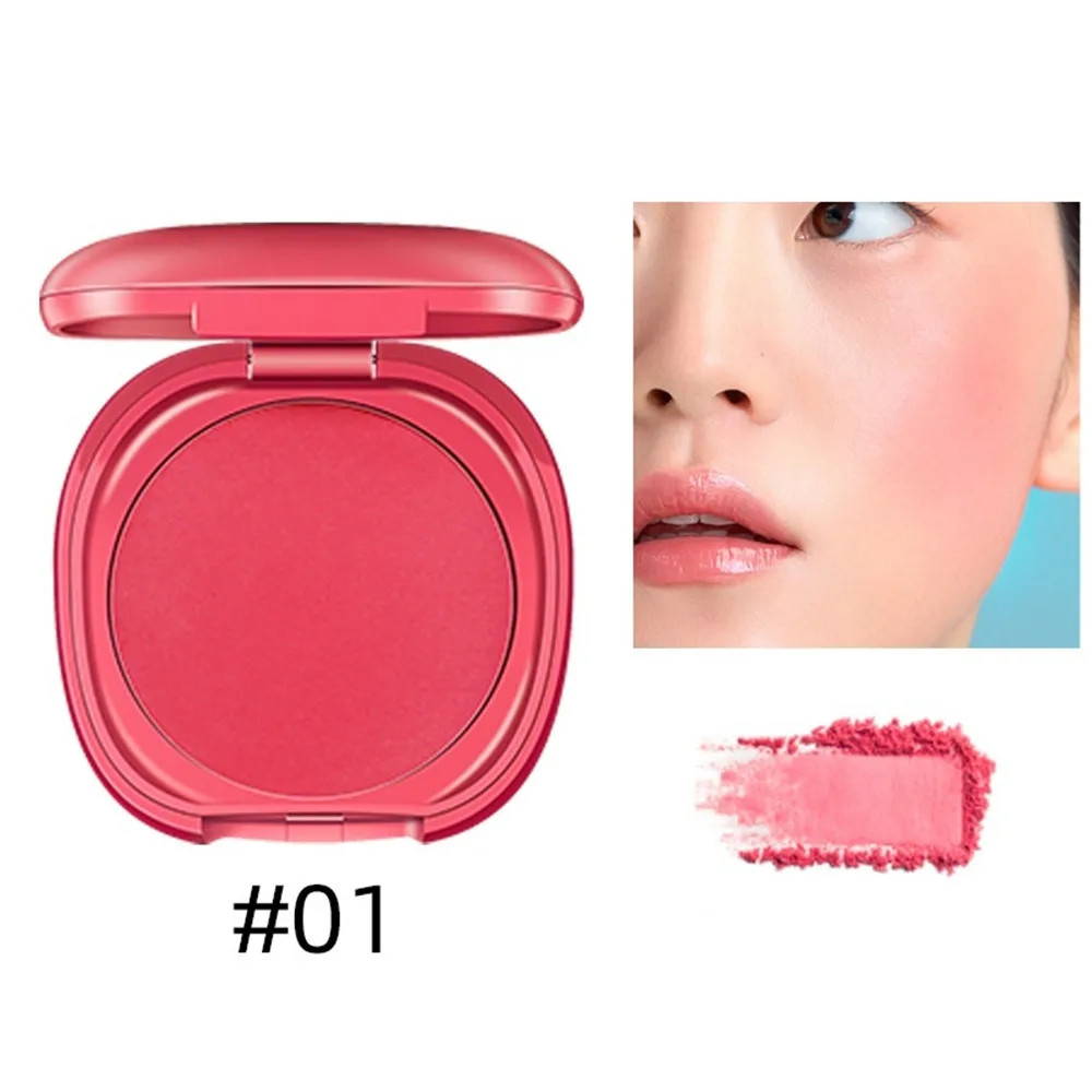 6 Colors Women High Quality Blush Makeup Mineralize Blusher Cheek Sleek Cosmetics Soft Powder Make Up Blusher - Цвет: 01