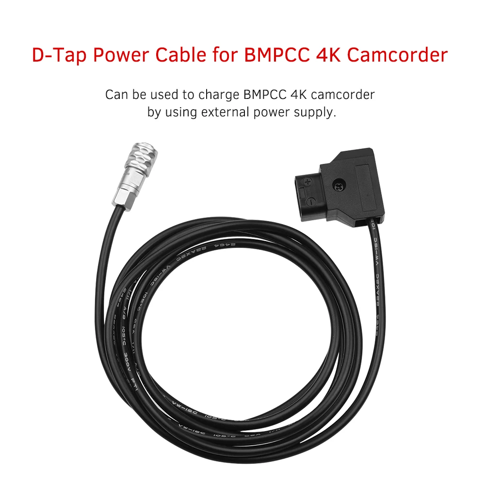 Andoer D-Tap для BMPCC 4K 2 булавки блокировки Мощность кабель для Карманный Кино Камера 4K для sony V-Mount Anton Bauer Gold Mount Батарея