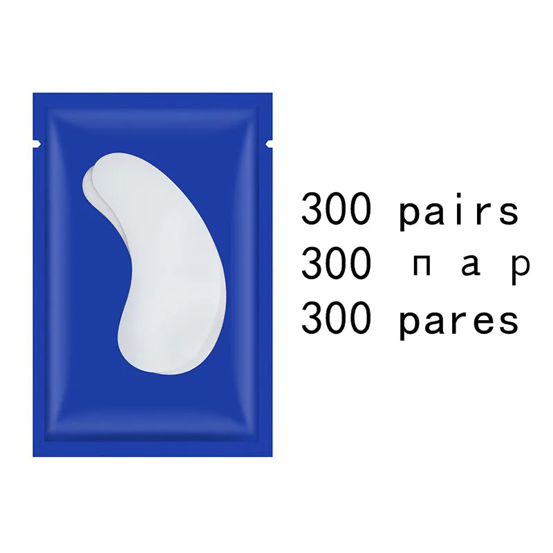 Накладки для ресниц 50 пар накладки для наращивания ресниц наклейки накладки для глаз бумага под глазами для наращивания для глаз наклейки "ресницы" - Цвет: blue 300