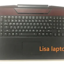 Для lenovo y900 y910 y920-17 uppercase L 80v1 w/KB UKR C-Cover с клавиатурой touchpad 5CB0M56044