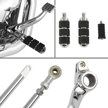 

Motorcycle Forward Controls Complete Kit Pegs Levers & Linkages For Harley Sportster XL 883 1200 1991-2003