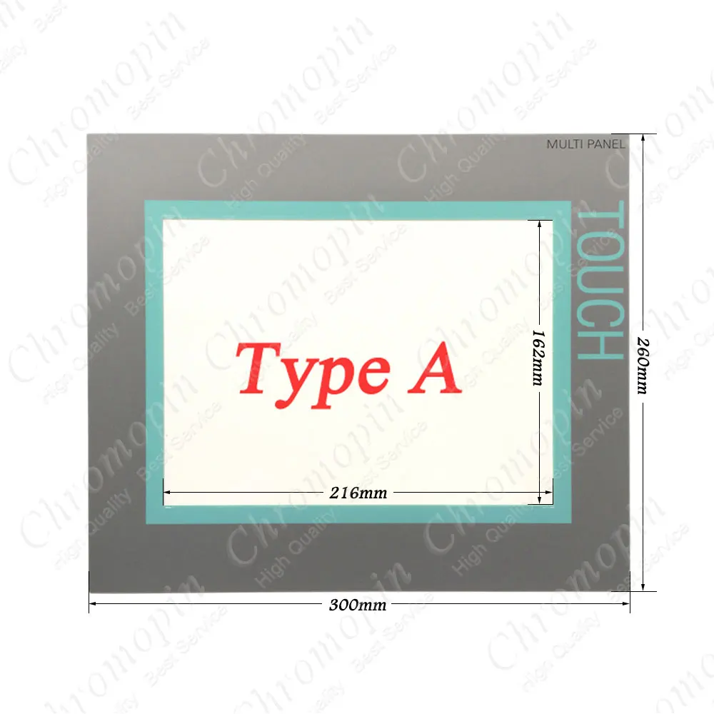Front overlay type A Сенсорная панель для 6AV6643-0CD01-1AX5 6AV6 643-0CD01-1AX5 6AV6643-0ED01-2AX0 6AV6 643-0ED01-2AX0 MP 277 1" с защитной пленкой - Цвет: Front overlay type A