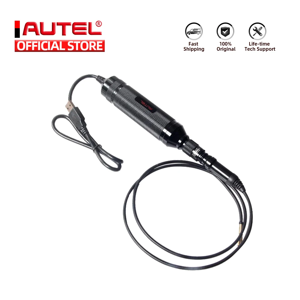 Autel MaxiVideo MV105 цифровая камера для осмотра Видеоскоп 5 мм Головка изображения