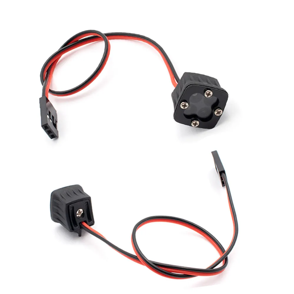 2 pcs Square LED Spotlights Searchlights for 1/10 TRAXXAS TRX4 TRX6 SCX10 II 90046 RC Car Parts Accessories | Игрушки и хобби