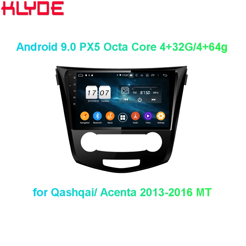 KLYDE KD-1048 Android 9 0 сплит-экран bluetooth 5 автомобильный мультимедийный плеер для Qashqai Acenta