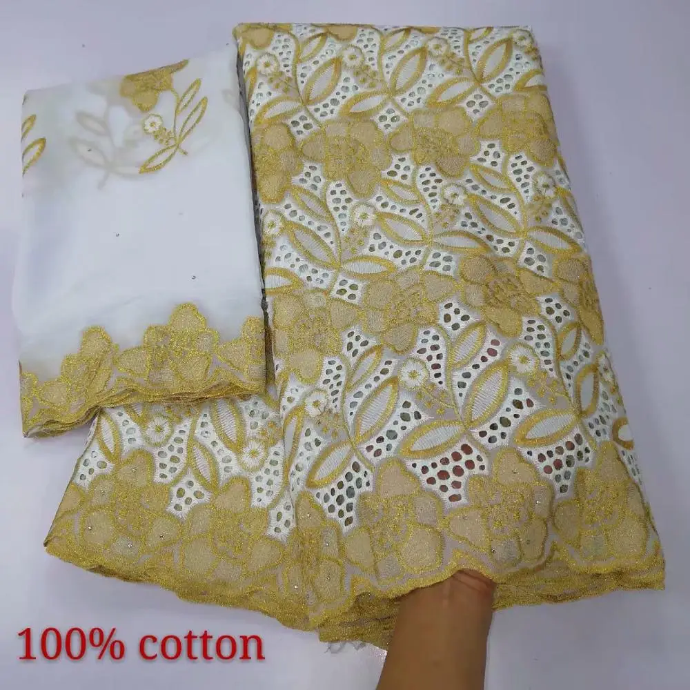 7 ярдов швейцарская кружевная ткань последняя Тяжелая вышитая бисером Африканская Хлопковая ткань швейцарская вуаль кружева популярный Дубай Стиль 901-1