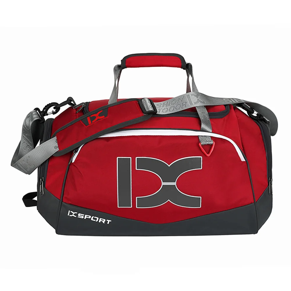 40L Sports Bag Training Gym Bag Men Woman Fitness Bags Durable Multifunction Handbag Outdoor Sporting Tote For Male Female - Цвет: red