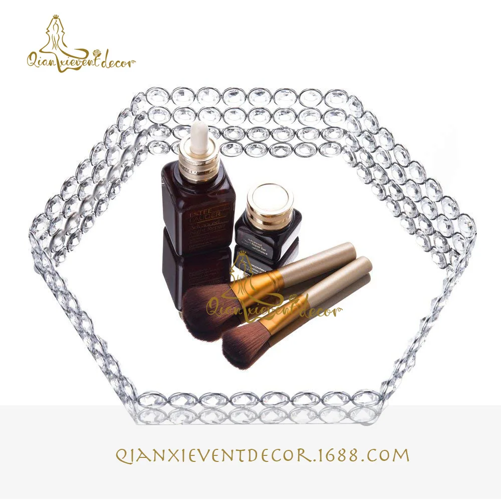 1-Crystal Hexagon Cosmetic Tra