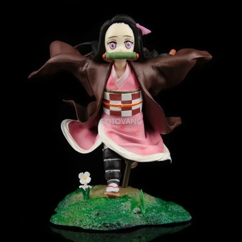 16-19 см демон убийца Kimetsu без Yaiba камадо Nezuko фигурку Kisatsutai бег ПВХ фигурка модель
