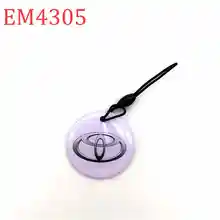 125 кГц перезаписываемая пустая карта RFID водонепроницаемый брелок llavero EM4305 T5577 брелок жетон бейдж Быстрая 1 шт