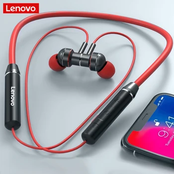 

Original Lenovo He06 Bluetooth Headphone Wireless Earphone BT5.0 Sports Sweatproof Headset IPX5 with Mic Noise Cancelling