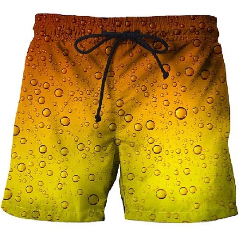 Новая мода 3D пивной печати шорты для серфинга мужские забавные банки пляжные шорты летние сексуальные шорты мужские и женские спортивные шорты 3d Шорты для плавания