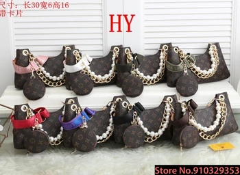 

Luxury Leather Handbags Women Bags Designer Brand Women's Shoulder Bags Large Capacity Ladies Hand Bags L505 Louis Vuitton LV-