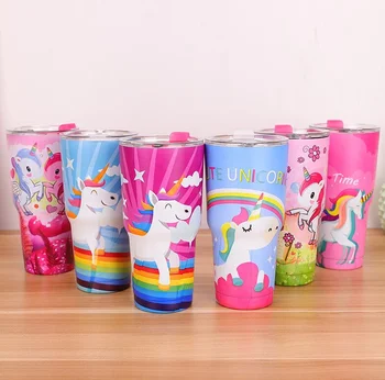 

Cartoon Stainless Steel Cup Creative Student Large Capacity Insulation Cup Outdoor Portable Car Cup 100 Wholesale