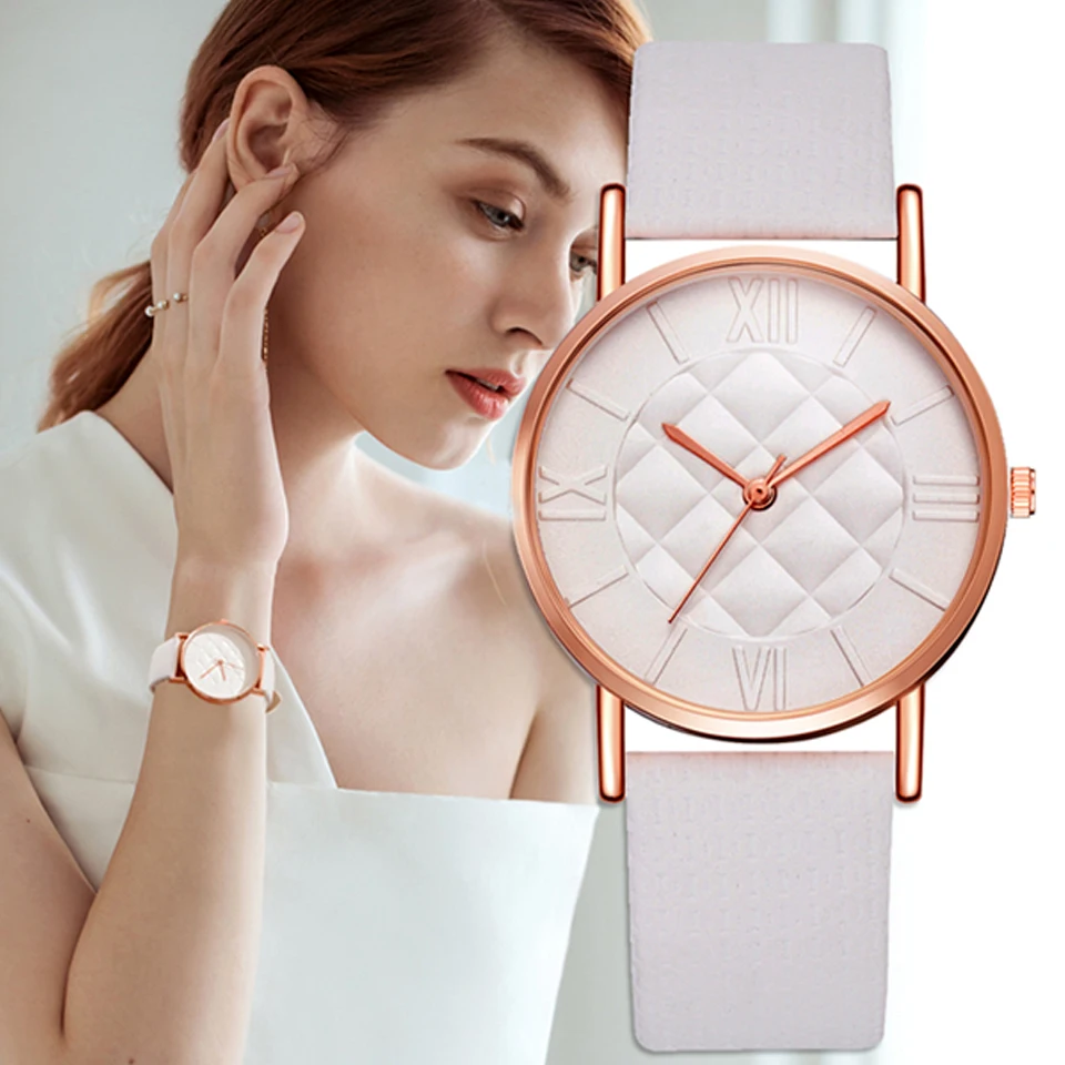 

Fashion Women Dress Watch Leather Quartz Wrist watch Luxury Top Brand Women's Watches Casual Ladies Watch Clock relogio feminino