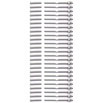 

1/8 Inch Threaded Hand Crimp Swage Stud and Stemball Cable Railing Kit End Fitting,Stainless Steel Stair Deck Railing Hardware S