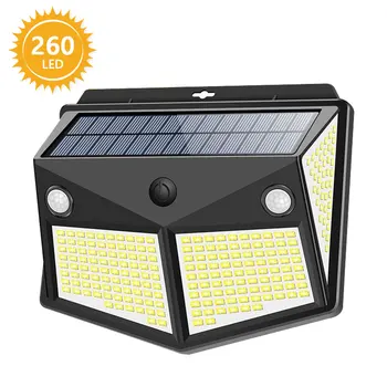 

100/160/260 LED Solar Light Outdoor Solar Lamp Powered Sunlight Waterproof PIR Motion Sensor Street Light Garden Decoration 2020