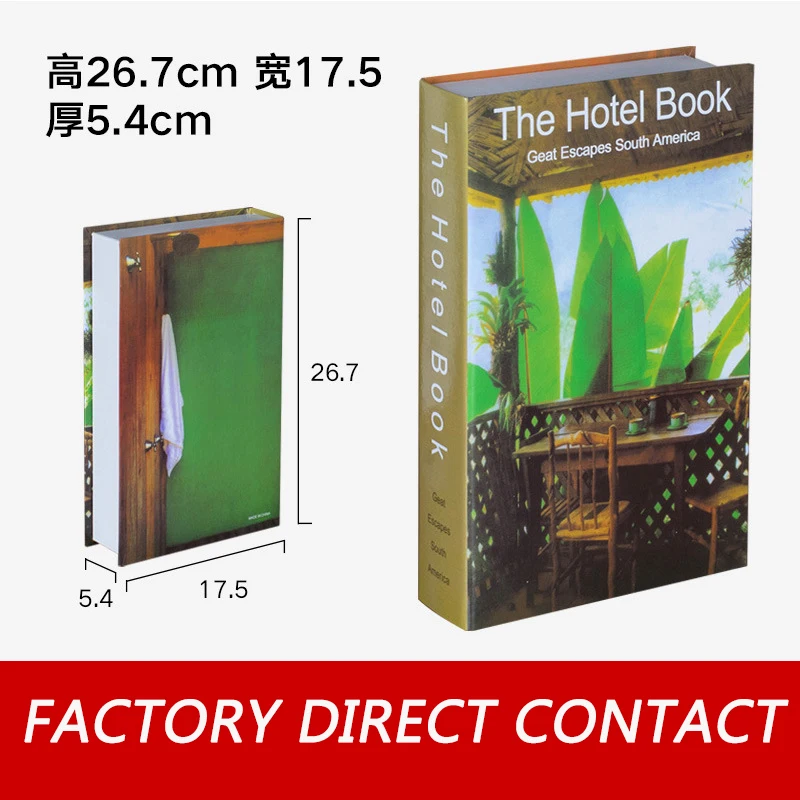 

Fake Books Home Decoration Book Box Stylish and Beautiful Desktop Decoration Can Be Customized Storage Fake Book Box