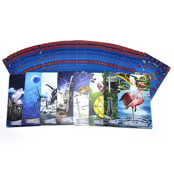 

Animal Totem Tarot Card Board Game Nature Mysterious Divination Game 78 Cards 27RD