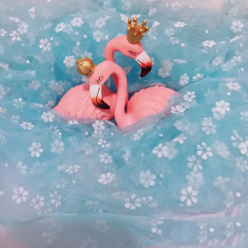 Красивая Цветочная сетчатая ткань DIY художественное оформление ручной работы