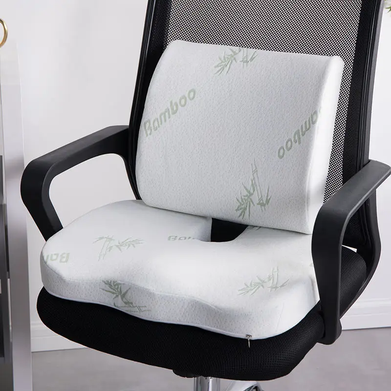 Memory Foam Office Chair Cushion Car Seat Support Waist Pillow Massage  Lumbar Pain Relief Cushion Slow Rebound Orthopedic Pillow - AliExpress