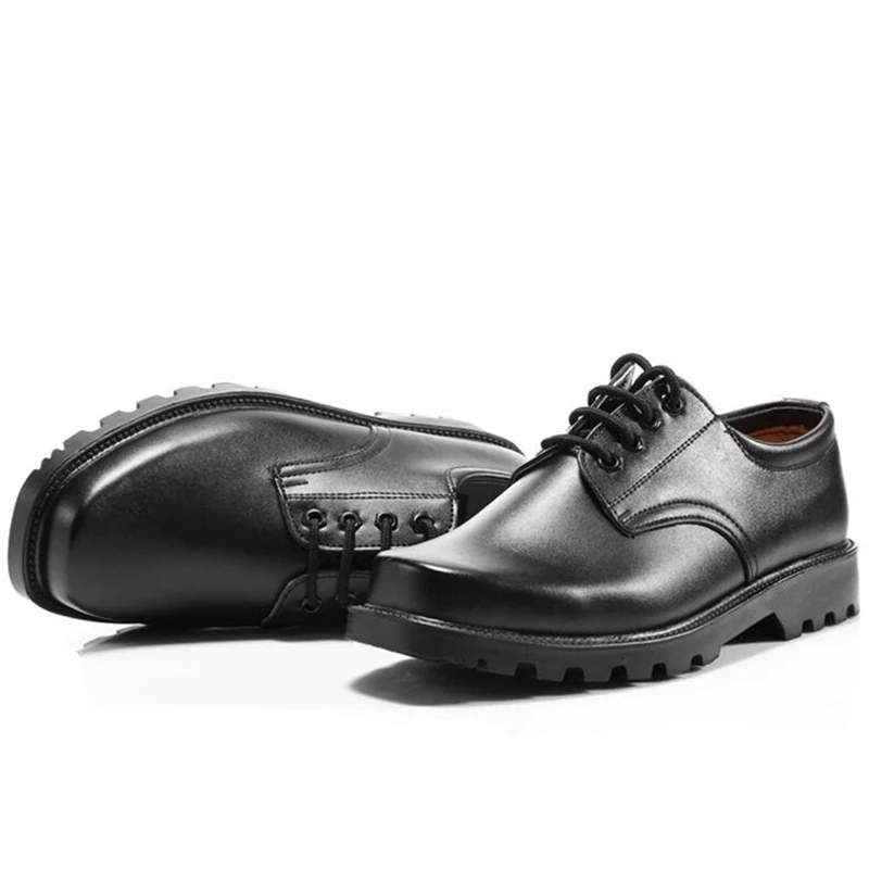 

Steel toe Shoes Black Leather Safety Shoes for Man Outdoor Lace Up Boots Men Waterproof Work Boot Man Bussiness Dress Shoes