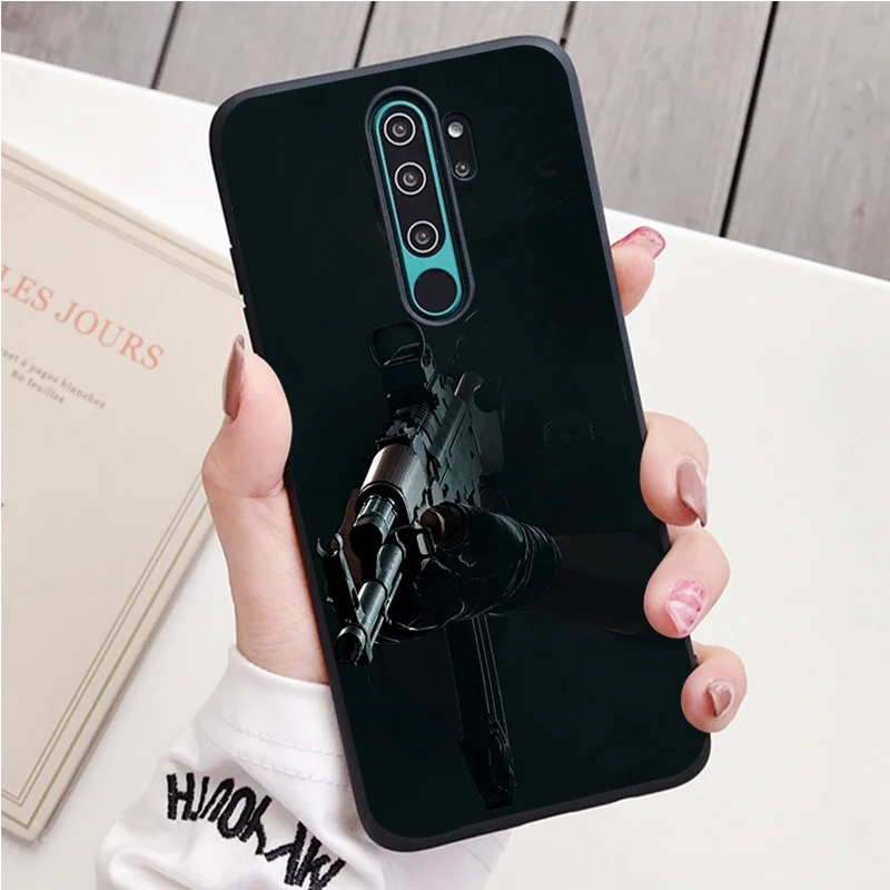 PUBG Game Silicone Ốp Lưng Điện Thoại Redmi Note 9 8 7 Pro S 8T 7A Bao 