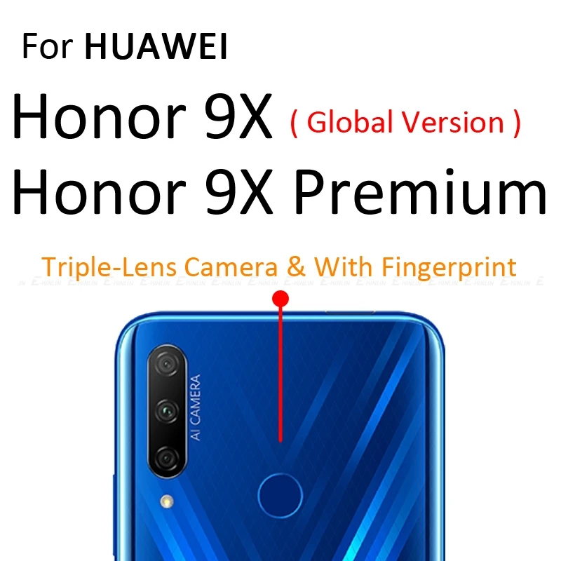 For Honor 9X Premium Мягкая задняя крышка протектор экрана для HuaWei Honor 9X10 8X Max 9 8 Lite 7S Pro 7X углеродное волокно наклейка защитная пленка не стекло - Цвет: For Honor 9X Premium