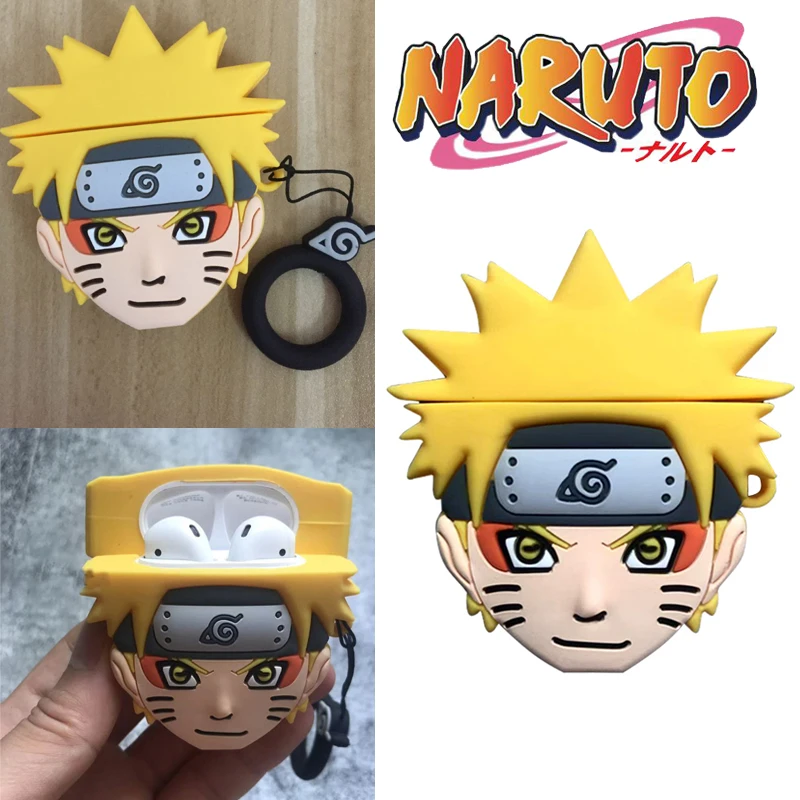 

Anime Naruto Uzumaki Naruto Headphone Case Earphone Protective Case Cosplay Props Unisex Airpods 1 2 Bluetooth Headset Cover