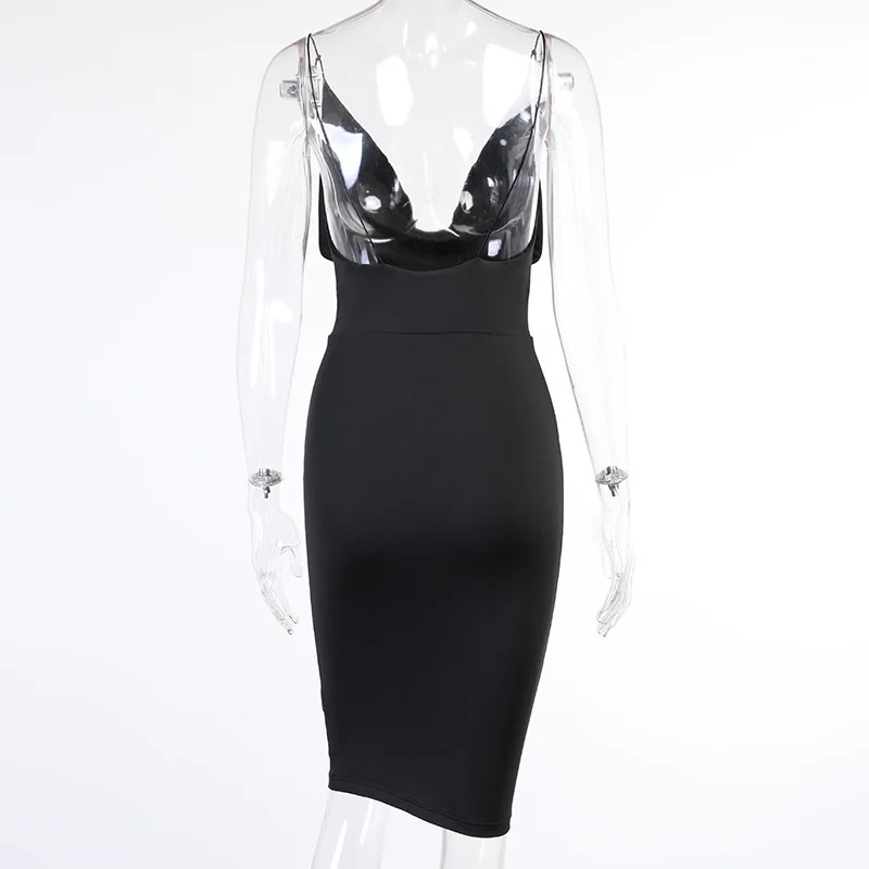 Waliicorners Club Outfits Sleeveless Bodycon Bandage Pencil Dress Spaghetti Strips Backless Dress 18 Ha7ba7a6f0f8c41648eba43f92f169b5aN