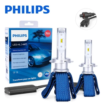 

Philips Ultinon Essential H7 LED 11972UEX2 12V 6000K Car LED Headlight Auto HL Beam Thermal Cool luces led para auto Bulbs 2PCS