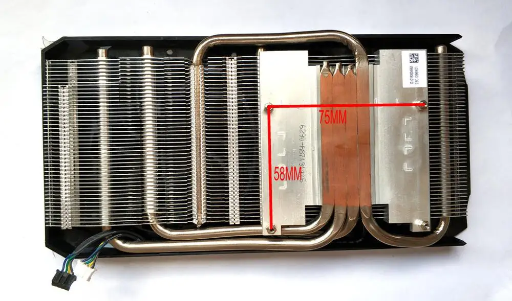 Cooler Original para Placa de Vídeo Msi Geforce Rtx2060 Super Avens oc com Dissipador de Calor - Imagem 3