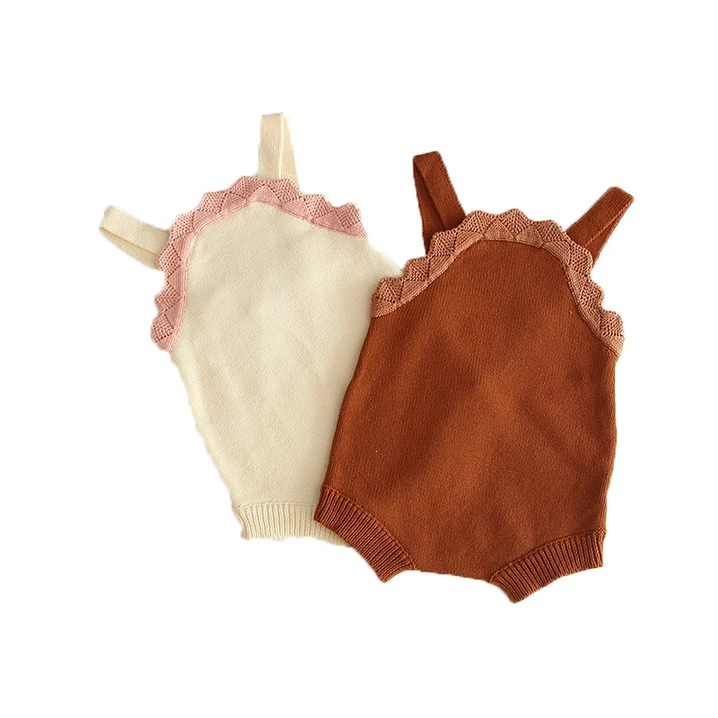 

Knitted Baby Romper Sleeveless Newborn Baby Clothes 100% Cotton Baby Boy Girl Romper Infant Baby Jumpsuit For Boy Jumpsuit