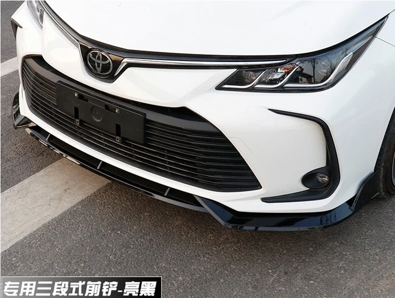 Для Toyota Corolla Комплект кузова спойлер для Lewin ABS задний спойлер передний бампер диффузор защитные бамперы