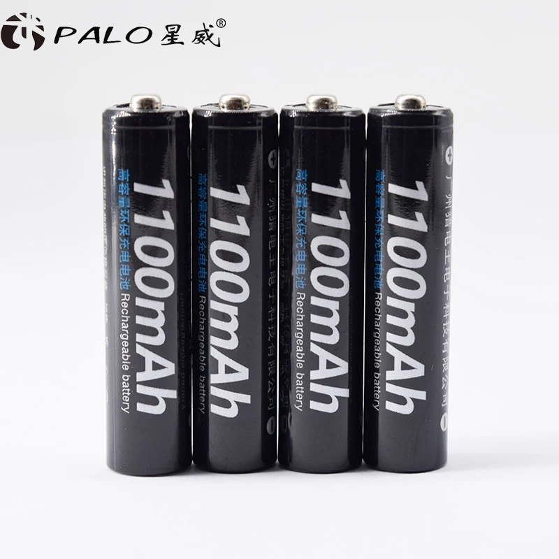 PALO 3A батареи 24 шт 1100mAh aaa в перезаряжаемые батареи AAA Ni-MH AAA батареи 1,2 V 3a батарея для камеры игрушка-фонарик